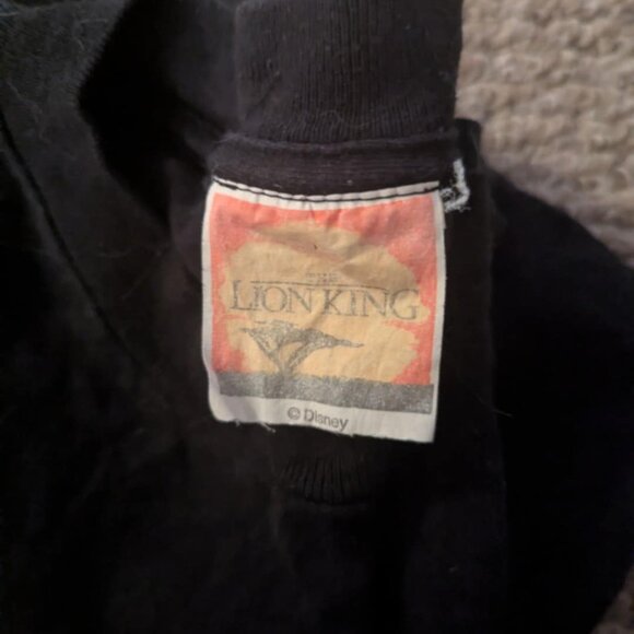 VTG Disney 's THE LION KING Embroidered Logo Single Stitch T-Shirt Sz M Medium - Picture 6 of 6